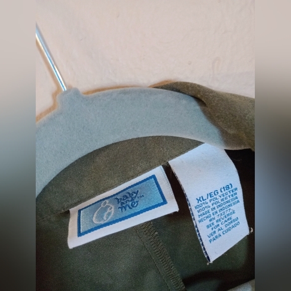 Baby & Me Green Overcoat **EUC** - Picture 2 of 5